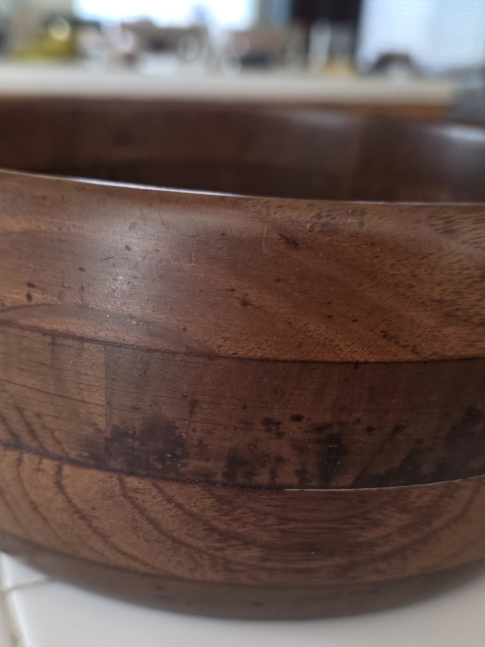 Custom Kraft Solid Black Walnut Bowl - Made in USA